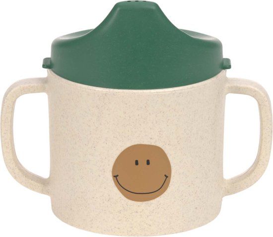 LÄSSIG Happy Rascals Smile Green Sippy Cup - 150 ml