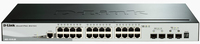 D-Link DGS-1510-28X - Managed L3 Gigabit Ethernet Switch - 24-Port - Black
