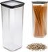 Boîtes à provisions avec couvercle Boîtes à provisions 1570 ml Cuisine Boîtes en plastique Boîtes de rangement pour farine, sucre, graines