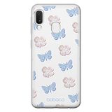 ERT GROUP mobiel telefoonhoesje voor Samsung A20e origineel en officieel erkend Babaco patroon Flowers 043