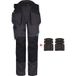 Portwest WX3 werkbroek met holsterzakken en gratis kniestukken 46 grijs/zwart