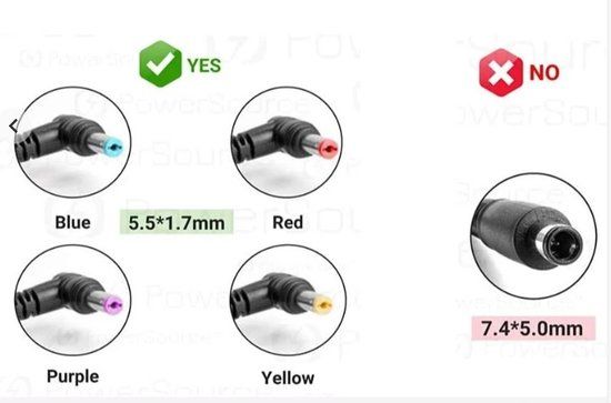 Acer 230W Laptop Adapter - Black - Compatible with Acer Predator PT515-52-71K5, Nitro 5 AN517-41, AN515-55