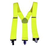 UV FLOOR Neon bandjes - verstelbaar - premium kwaliteit - fluorescerende accessoires - feest - kostuum - neongeel