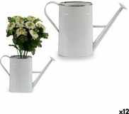 IBERGARDEN Decoratieve gieter Metaal Wit Zilverkleurig 10,5 x 22,5 x 38 cm (12 Stuks)