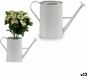 IBERGARDEN Decoratieve gieter Metaal Wit Zilverkleurig 10,5 x 22,5 x 38 cm (12 Stuks)