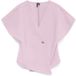 Vero Moda VMSMILLA Top Col en V Manches Courtes Uni Rose Polyester Viscose Élasthanne Coupe Droite Femme M