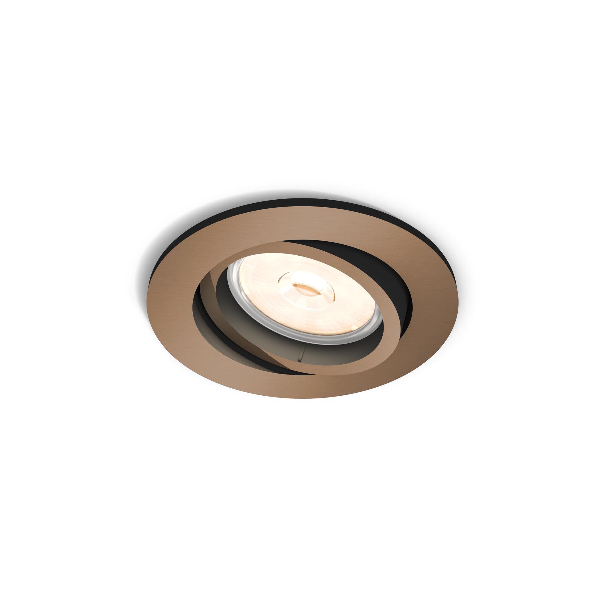 Philips myLiving DONEGAL copper/brass LED Recessed spot light