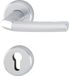 Hoppe 3067315 Birmingham Deurklink Set met Rozetten PZ (Profielcilinder), Zilver Geanodiseerd