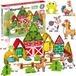 WOOPIE Magnetische Bouwstenen Boerderij 50 Stuks