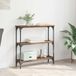 vidaXL Table murale bois de grange 75 x 22,5 x 75 cm Bois traité
