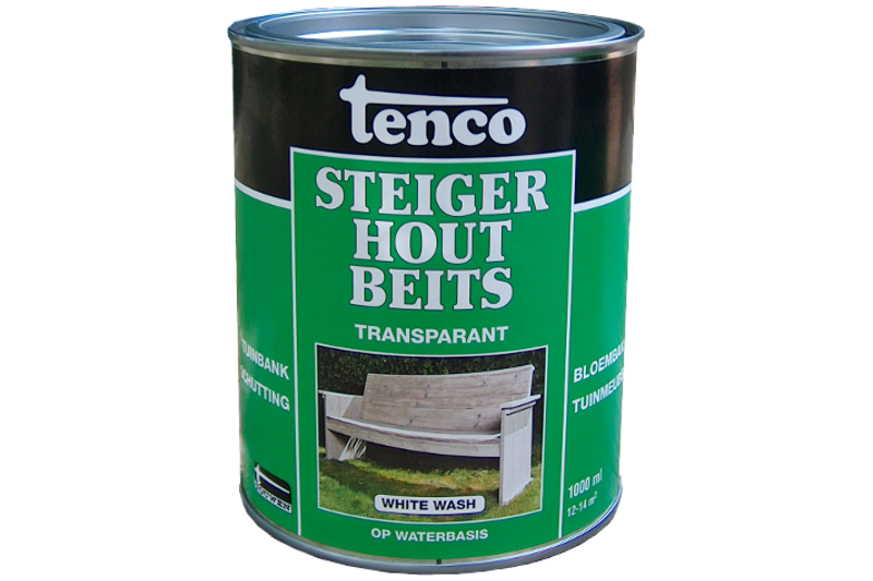 Tenco steigerhoutbeits transparant 1 L white wash