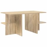 vidaXL Salontafel Sonoma Eiken 87 x 50 x 45 cm
