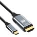 Allteq ALTQ-DP-120-B-2 USB-C naar HDMI kabel 2m Antraciet