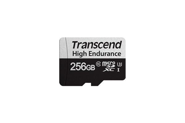 Transcend 350V - microSDXC - 256 GB - Class 10 - 95MB/s - incl. SD adapter
