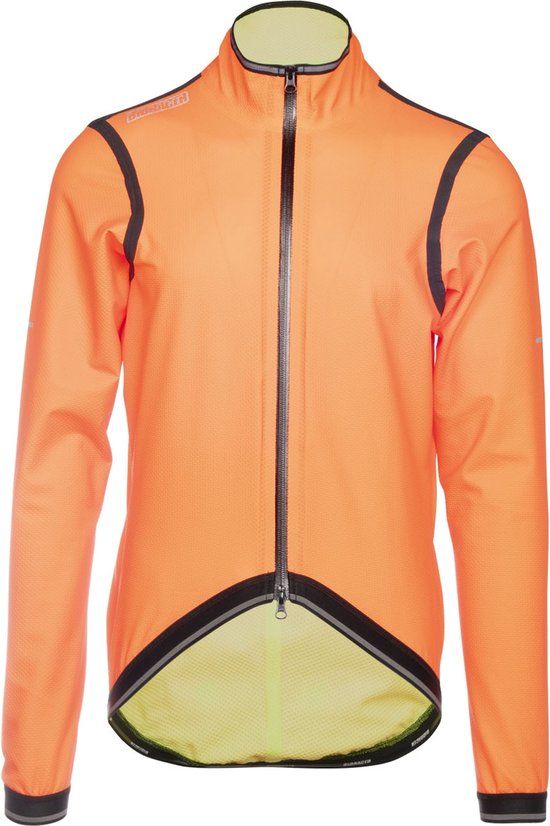 BIORACER Kaaiman Fietsjas Heren - Oranje - XS - Waterdicht & Winddicht