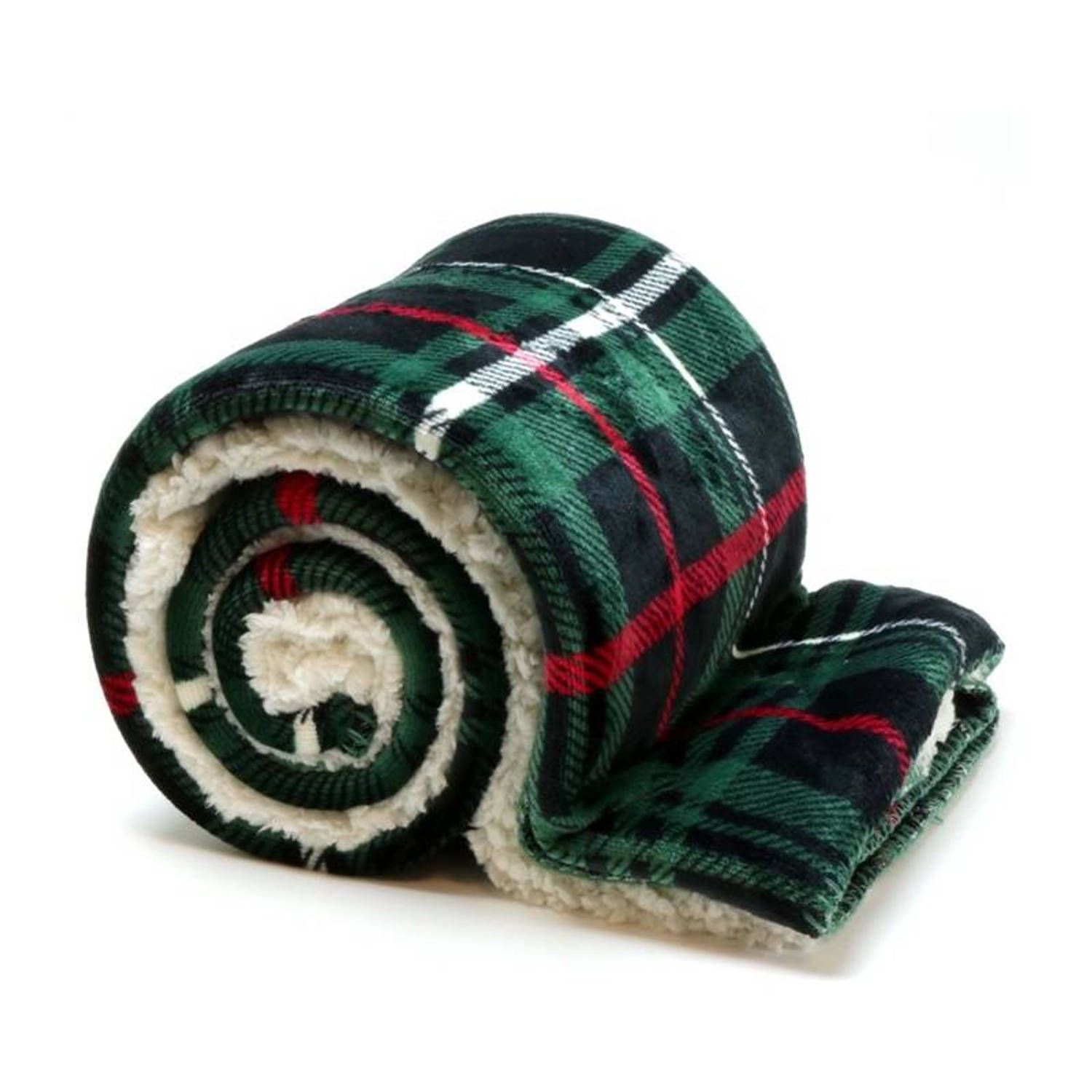 Unique Living Larsson Fleece Plaid - 150x200 cm - Black