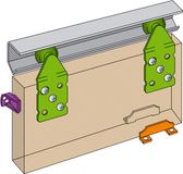 Henderson Schuifdeurbeslag Single Top 18 - 1800mm/45kg - Aluminium