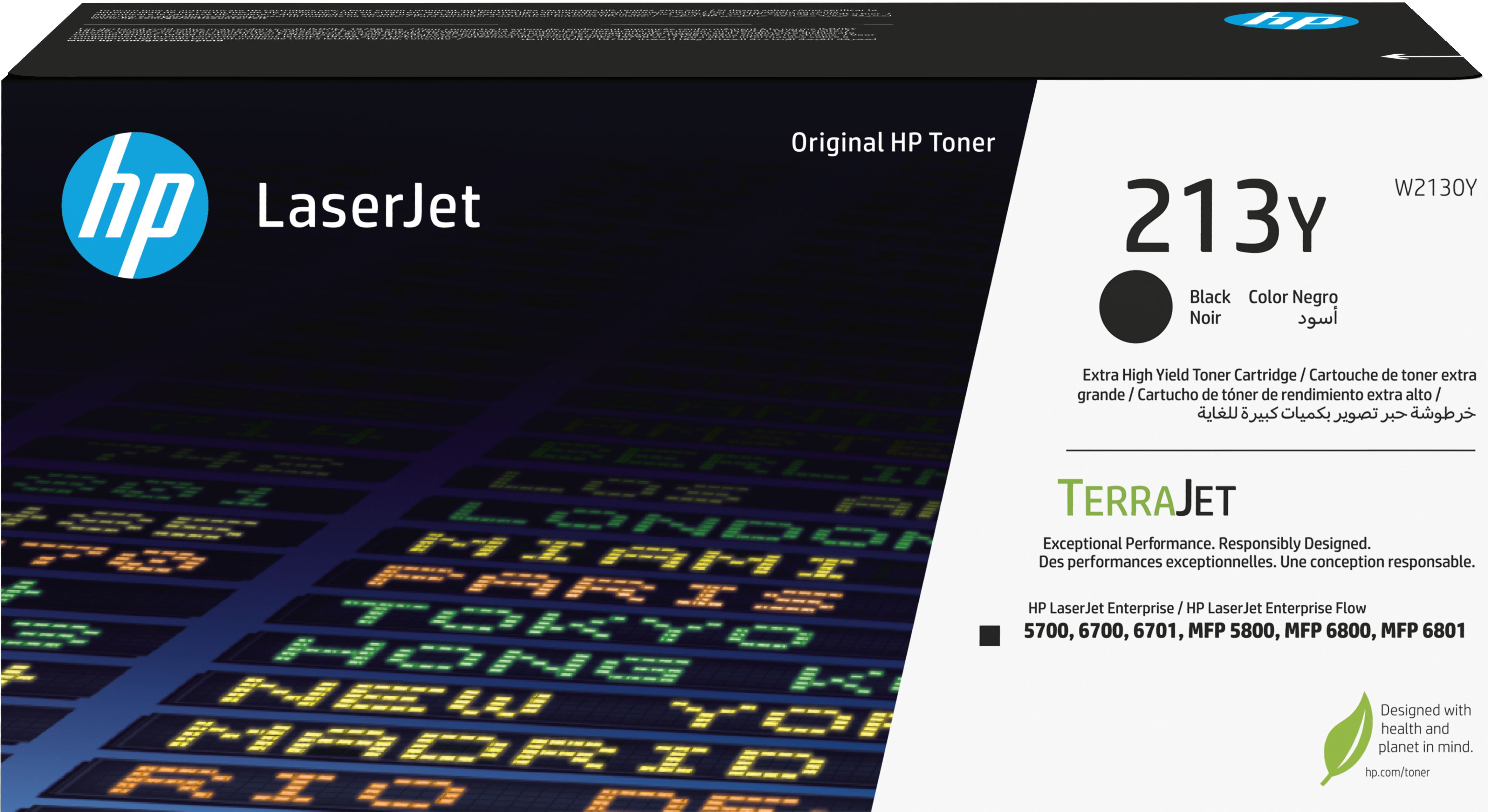 HP 213Y Black Toner Cartridge - High Yield - Original
