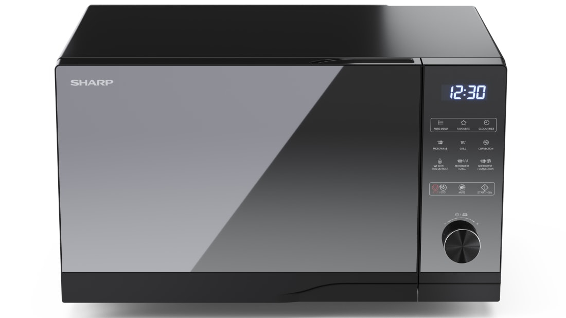 Sharp YC-GC52BE-B - 25L Combination Microwave Oven - 900W - Black