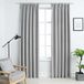 VidaXL Gordijnen verduisterend met haken 2 st 140x225 cm grijs