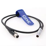 EONVIC TV Logic LVM 074W Monitor Câble d'alimentation Mini 4 broches XLR Femelle vers 2 broches Mâle Câble pour Glidecam V-25 (Mini 4 broches XLR Femelle vers 2 broches)