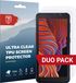 Rosso Screen Protector Ultra Clear Duo Pack Geschikt voor Samsung Galaxy Xcover 5