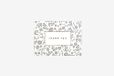 Dailylike Grijze wenskaart Thank You 9,7 x 7 cm.
