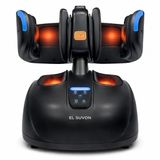 El Suvon Shiatsu Voetmassage Apparaat - Beenmassage - Luchtcompressie & Infrarood Warmte - Zwart