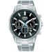 LORUS Montre à quartz analogique pour homme, avec bracelet en acier inoxydable RT371KX9, argent