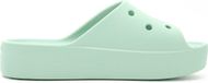 Crocs Classic Platform Slide W Sandalen - Streetwear - Dames - Lichtgroen - Maat 41/42
