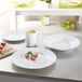 Shenzhen Haorui Industrial Technology Co., Ltd. Service de table en terre cuite 20 pièces Blanc Encastrable sous plan pour 6 personnes