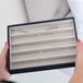 Stackers Navy Classic 5 Section Jewelry Box
