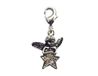 INNSPIRO NICE CHARMS metalen hanger engel met ster met karabijnhaak 16 x 20 mm
