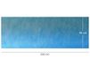 Gima 25154 deurmat, absorberend, waterdicht, voorgesneden, 90 x 250 cm