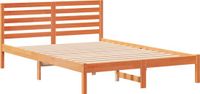 vidaXL - Bedframe - Wasbruin - 140 x 220 cm - Massief grenenhout