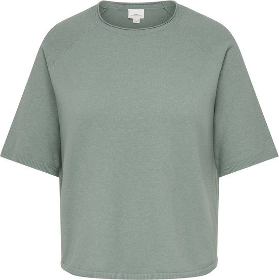 ONLY CARMAKOMA Carloyal 3/4 O-Neck Pullover - Chinois Green - S