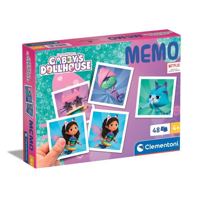 Clementoni Gabby's Dollhouse Memory Game - Card Game for Kids