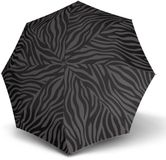 Knirps A.200 Medium Duomatic Zebra Black paraplu Noir