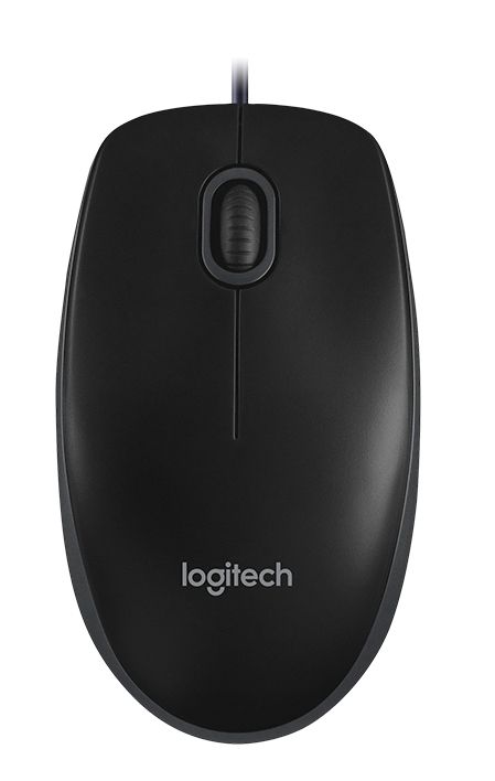 Logitech B100 - Optical Mouse - USB - Black