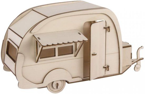 RAYHER Bouwset 3D caravan 858 - Hout - 4006166119736
