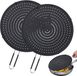 Spatbeschermingspannen, silicone spatbescherming voor koekenpan, vetspatbescherming, oliespatbescherming, hittebestendig tegen hete olie, 32 cm, 2 stuks