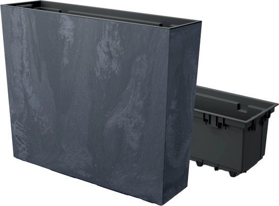 Prosperplast Urbi Kist Beton Effect Bloempot - Antraciet - 58x18x50cm