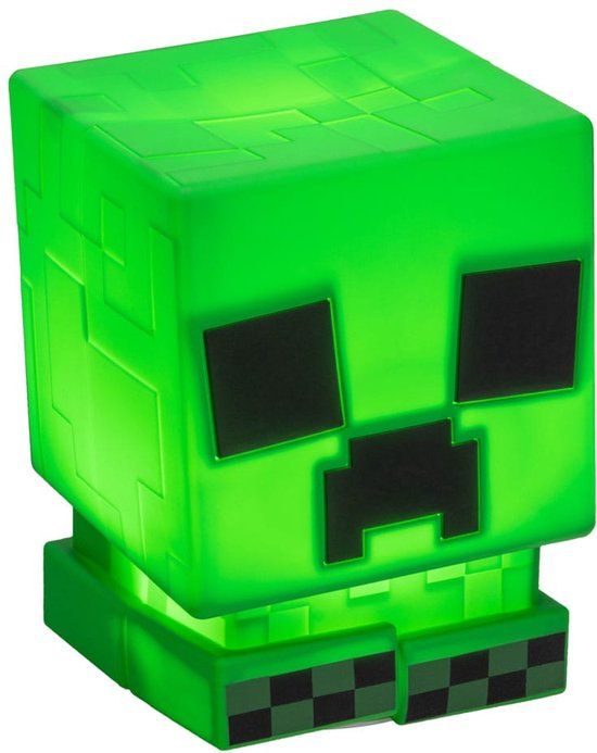 Paladone Minecraft Creeper Squishy Night Light - Green - 15cm - Games Merchandise