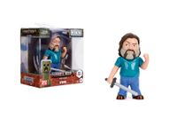 Jada Toys Minecraft filmfiguur (1 stuk) - 1 verzamelfiguur van metaal (Steve) voor fans en kinderen vanaf 8 jaar, 6,5 cm