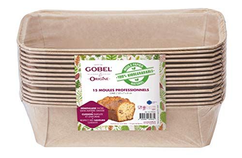 Gobel Professionele taartvormen - 15 stuks - Wegwerpvormen van natuurpapier - 100% biologisch afbreekbaar