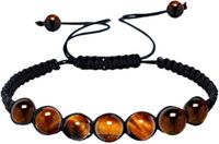 Fako Bijoux® - Buddha Armband - Tijgeroog - Classic - 8719743515628