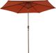 AXI Noor Parasol d'extérieur Ø 300cm aspect chêne/terracotta