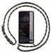 Tumundosmartphone Transparante beschermhoes voor Google Pixel 7a 5G met trekkoord, groen/goud