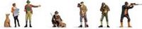 Noch 45059 TT Jagers en boswachter figuren Geverfd