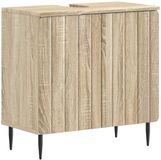 vidaXL Badkamer wastafelkast ZWOLLE Sonoma Eiken 59,5 x 31,5 x 59 cm